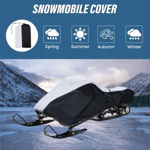 Seal Skin Covers Heavy-Duty Snowmobile Cover, Duarble Fabric, Waterproof & UV-Resistant, Trailerable Design with Secure Straps & Breathable Vents - Fits Polaris, Ski-Doo, Yamaha, Up to 115" Long
