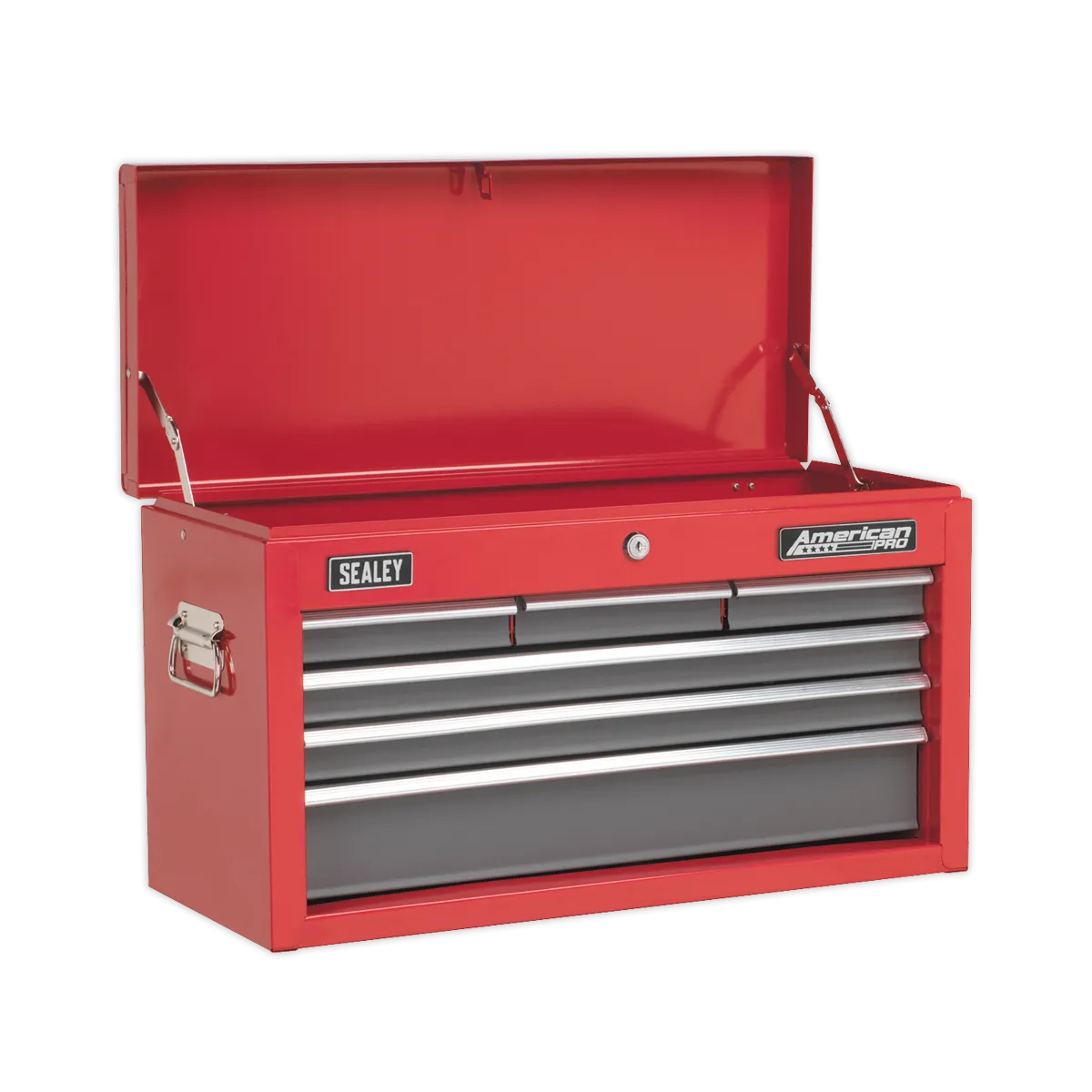 Sealey American PRO® Topchest 6 Drawer - Red/Grey