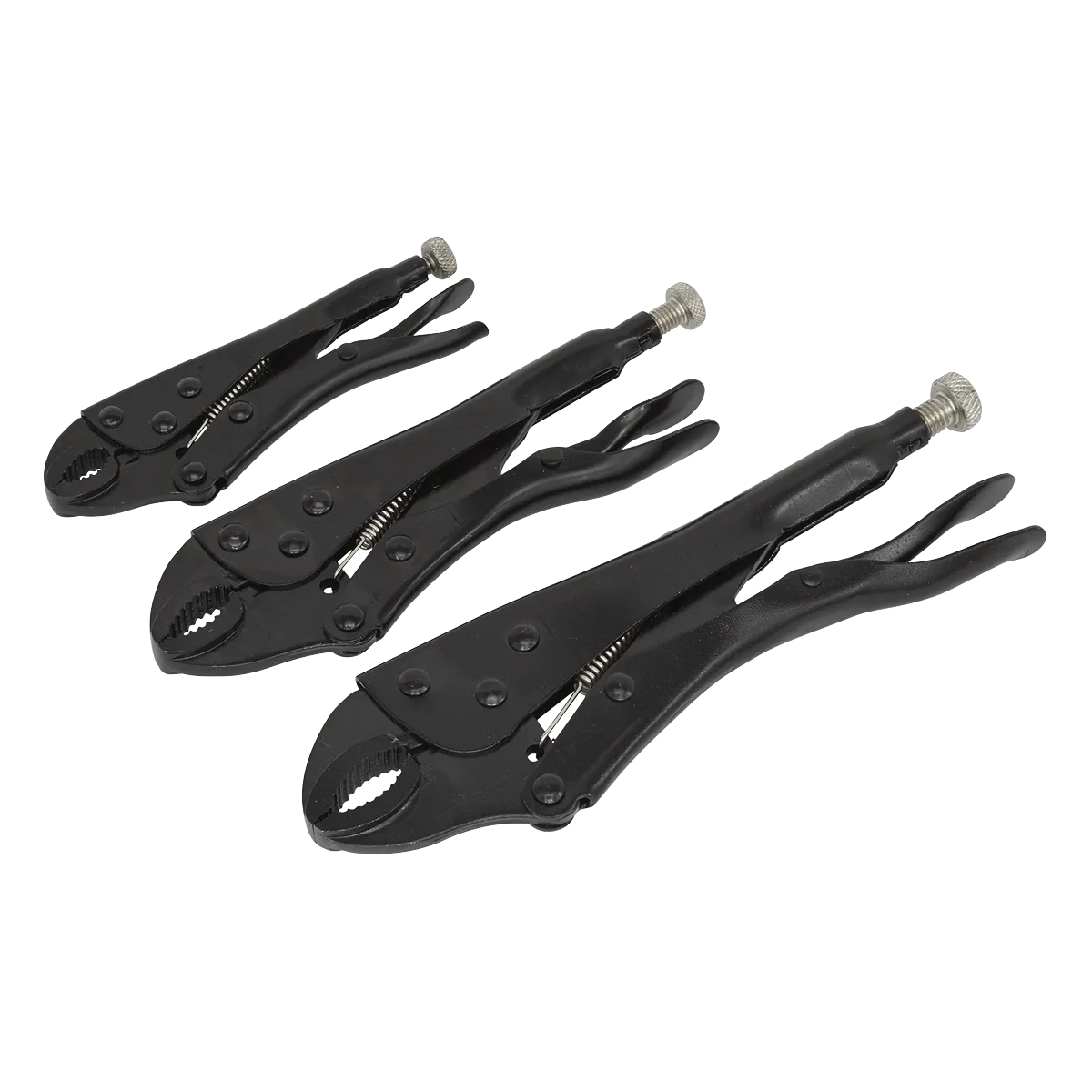 Sealey Locking Pliers Set 3pc