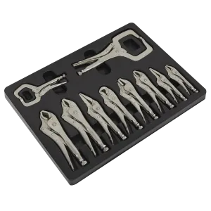 Sealey Premier Locking Pliers Set 10pc