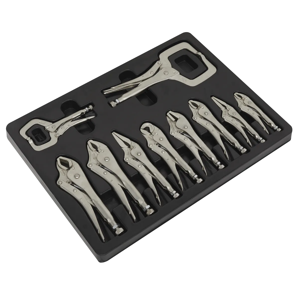 Sealey Premier Locking Pliers Set 10pc