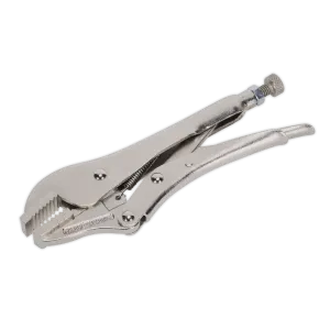 Sealey Premier Locking Pliers Straight Jaws 185mm 0-30mm Capacity