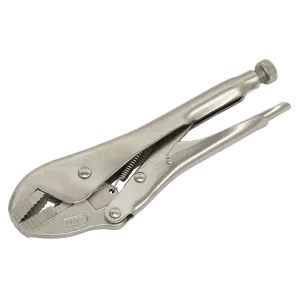 Sealey Premier Locking Pliers Straight Jaws 225mm 0-44mm Capacity