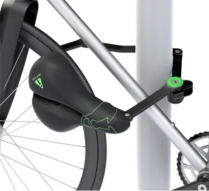SeatyLock Hybrid Saddle Bike Lock - Multi Patent 2 in 1 Locking Bike Doubles As Seat or Bicycle Guard - Innovative Lightweight Anti Theft Bicycle Lock and Saddle with Keys