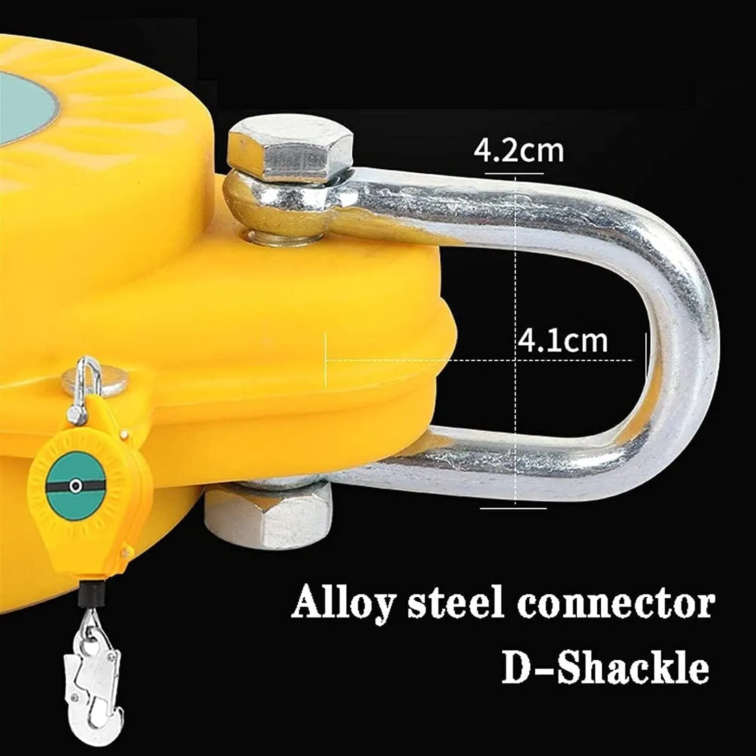 Self-Retracting Lifeline, 20m Fall Protection Safety Lanyard for Roofing & Outdoor Work, Anti-Fall Telescopic Safety Rope, 150kg Capacity