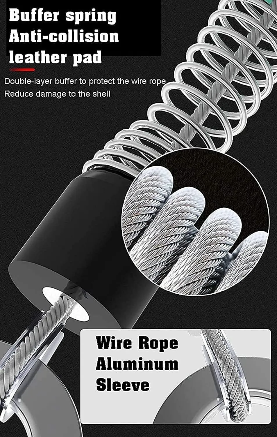 Self-Retracting Lifeline 5m, Fall Arrest Block with Inertia Reel, Personal Protective Tool Lanyard for Roofing Construction, High-Altitude Fall Restraint Device