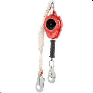 Self Retracting Lifeline, RTOVZON Fall Arrest Fall Protection, No Tangle Steel Cable, Heavy Duty Retractable Lanyard, Roofing Lifeline, SRL, Safety Harness Lanyard