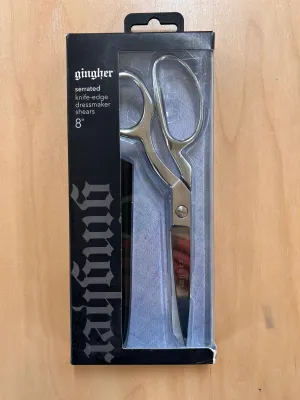 Serrated Knife-Edge Dressmaker Shears - 8"