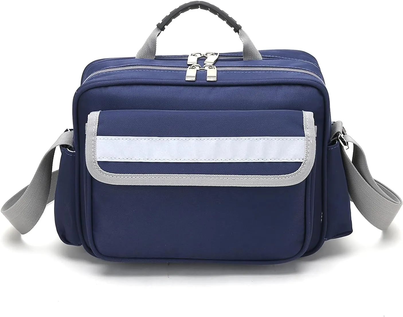 shoulder bag,Labeled Compartments Emergency Survival Kits with Shoulder Strap,EMT Trauma Trauma Medical Bag for Paramedics and Emergency Medical Supplies. (Blue)