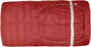 Sierra Designs Backcountry Bed 20 Degree Sleeping Bag with 650 Fill Dridown - Lightweight Zipperless Down Sleeping Bag for Camping & Backpacking -Men, Women & 2 Person