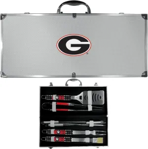 Siskiyou C8BQ5 Unisex NCAA Georgia Bulldogs 8 Piece Tailgater BBQ Set