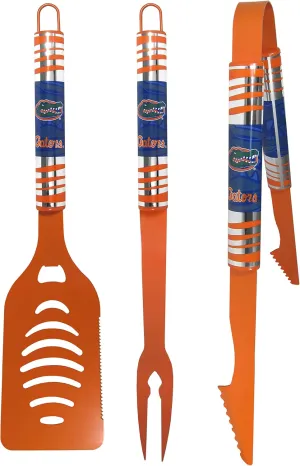 Siskiyou Sports NCAA Florida Gators 3 pc Color BBQ Tool Set, Team Colors, One Size