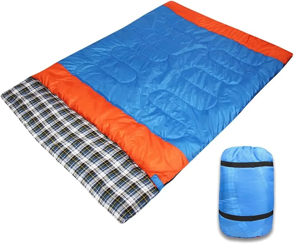 Sleeping Bag Adult Indoor Lunch Sleeping Bag Spring and Autumn Camping Cotton Sleeping Bag