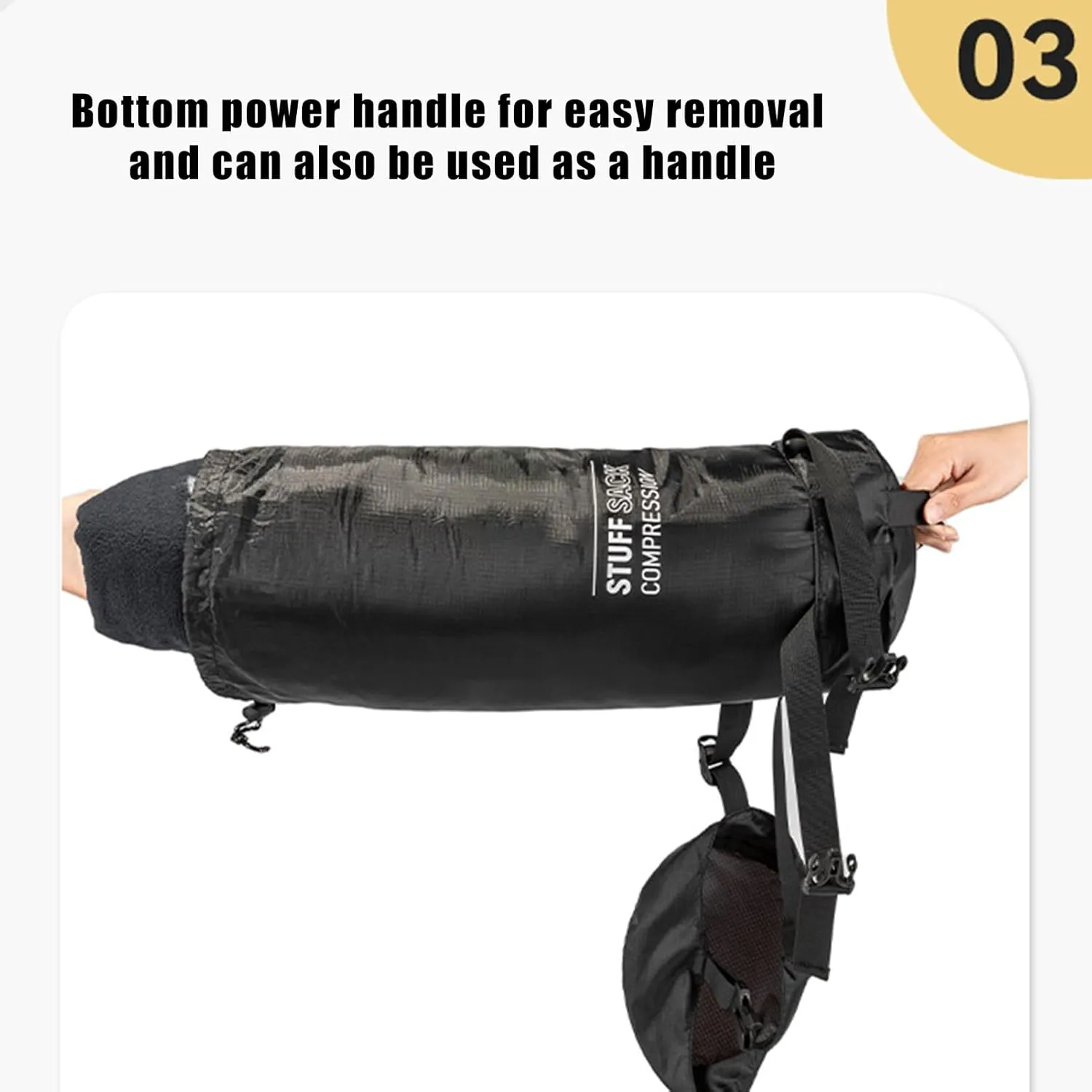 Sleeping Bag Compression Sack,Waterproof Compression Dry Bag - Reusable Hiking Supplies, Quick-Dry Storage Pack for Travel Packing