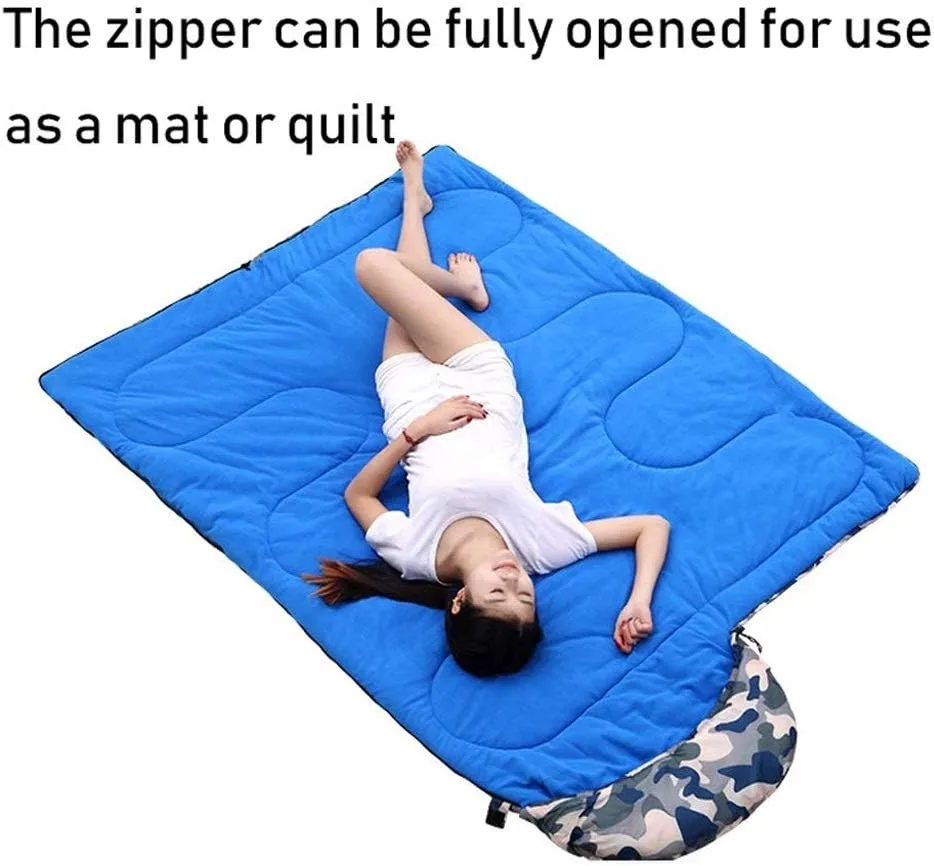 Sleeping Bag – Envelope Lightweight Portable, Waterproof, Comfort - Great for 4 Season Traveling, Camping, Hiking, Outdoor Activities & Boys