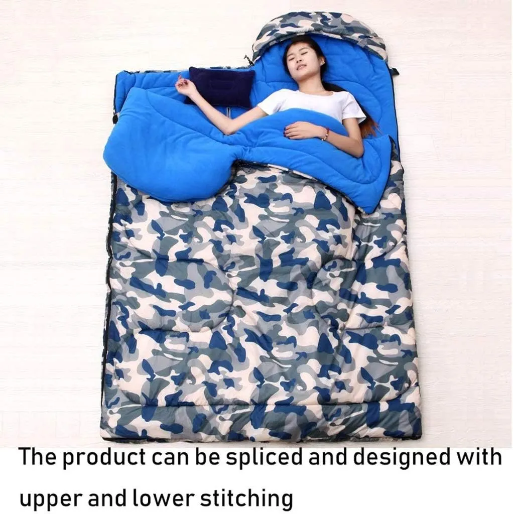 Sleeping Bag – Envelope Lightweight Portable, Waterproof, Comfort - Great for 4 Season Traveling, Camping, Hiking, Outdoor Activities & Boys