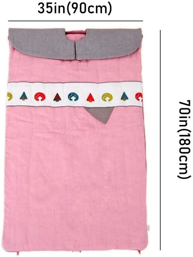 Sleeping Bag for Toddler Boys and Girls, Size for Slumber Parties, Camping, and Overnight Travel