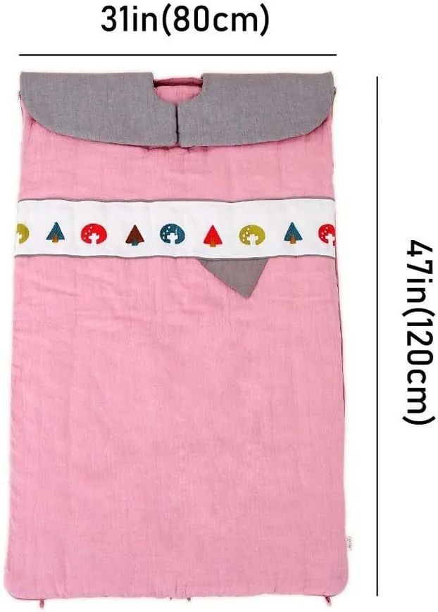 Sleeping Bag for Toddler Boys and Girls, Size for Slumber Parties, Camping, and Overnight Travel