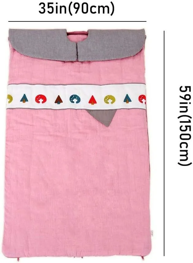 Sleeping Bag for Toddler Boys and Girls, Size for Slumber Parties, Camping, and Overnight Travel
