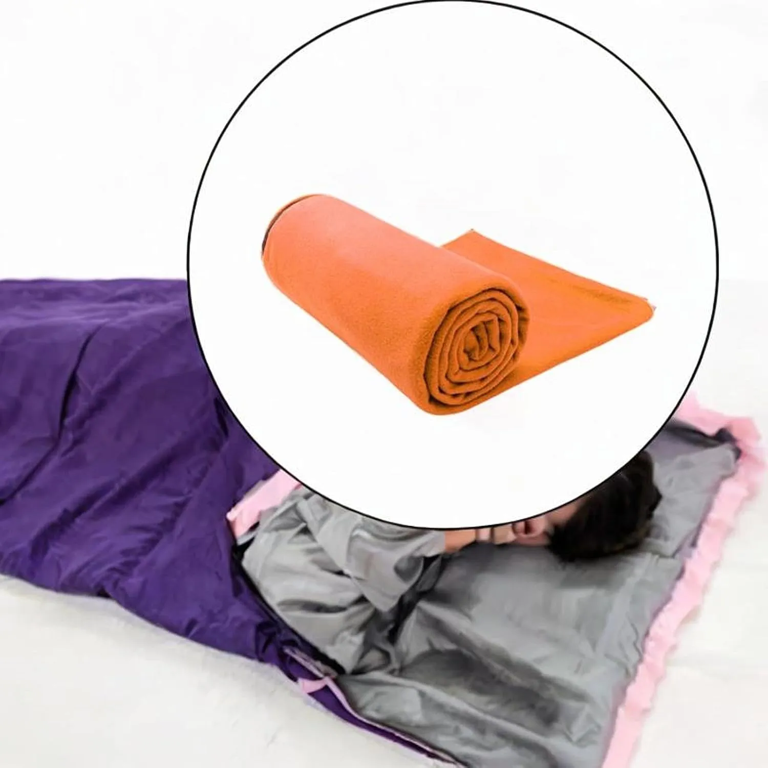 Sleeping Bag Liner Accessories Fishing Backpacking Camping Blanket Travel Bed for Hiking Outdoor Travel
