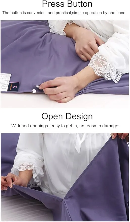 Sleeping Bag Liner Camping Sheets Travel Sheets for Hotel Lightweight Hotel Sheet Compact Sleep Bag Sack Breathable Travel Sleeping Bag for Hotels Camping Youth Picnic Adult Compact Sacks