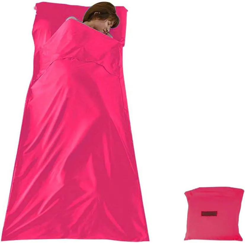 Sleeping Bag Liner Cotton Lightweight Travel Sleep Sack Sleeping Sheet for Adults Camping Hiking Picnic Travel Hotel Backpacking