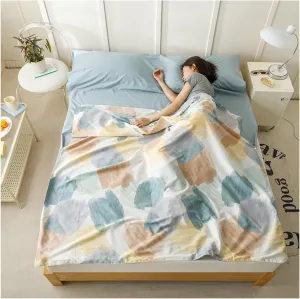 Sleeping Bag Liners Outdoor Portable Travel Sleeping Bag, Soft Comfortable and Compact Sleeping Bag Lined Bed Sheet, for Travel Hotels Camping