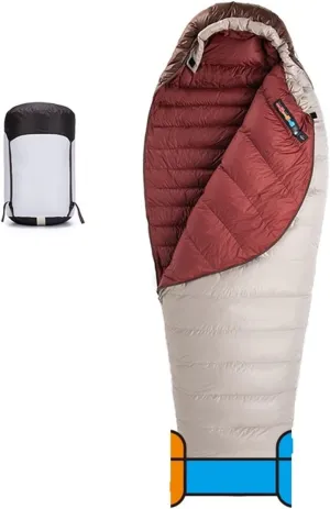 Sleeping Bag Ultralight Mummy Sleeping Bag Duck Down Sleeping Bag Winter Camping Sleeping Bag