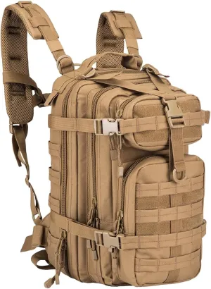 Small Military Tactical Backpack 30L Assault Backpack Tactical Bag for Outdoor,Hiking, Camping Travel (Coyote)