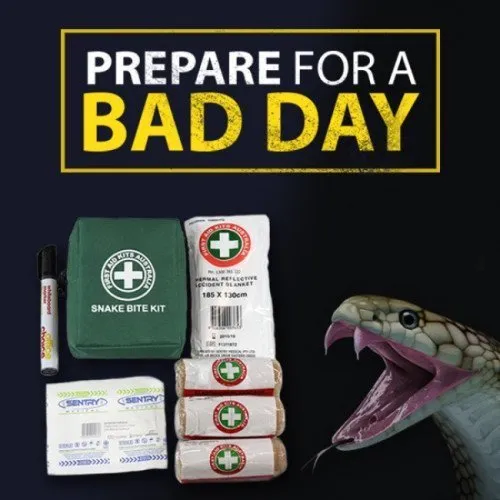 Snake Bite Kit - (3 Crepe Bandages)