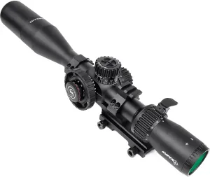 Sniper ZT 5-27x50 FFP First Focal Plane Scope Side Parallax Adjustment Glass Etched Reticle Red Green Illuminated with Scope Mount