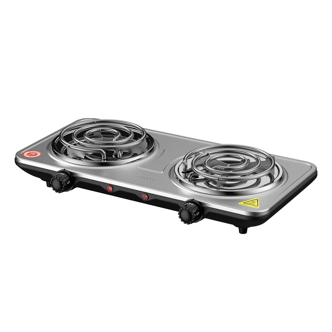 SOKANY Multifunctional Electric Stove Dual Burner V612-SOK_MULTIBURNER