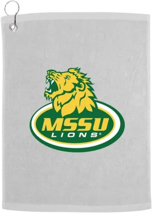 Sport Your Gear Missouri Southern State Lions Prime Logo Golf Bag Towel with Grommet White