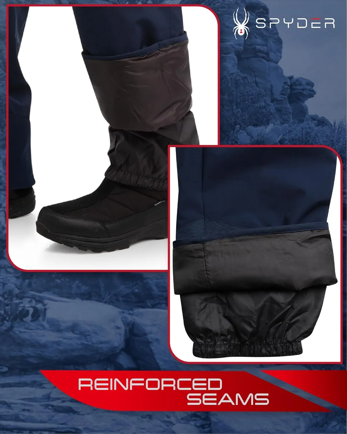 Spyder Men's Snow Pants - High-Performance Comfort Stretch Insulated Ski Pants - Cozy Winter Pants for Men (S-XXL)