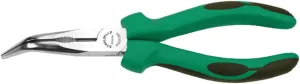 Stahlwille 65305200 Snipe Nose Pliers with Cutter (Radio- or Telephone Pliers), Form B, Chrome Plated Head, and Multi-Component Handles with Softer Layers, 200 mm