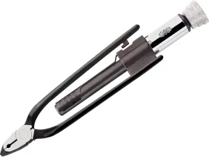 Stahlwille 65751220 Wire Twisting Plier, Made of Chrome Vanadium w/Gunmetal Finish on Head and Handles, w/Side Cutter & Serrated Jaws for Positive Grip, For Wire Locking of Metal Fasteners, L.230 mm