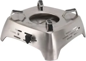 Stainless Steel Alcohol Stove, Portable Alcohol Burner Sliding Adjustment Switch Backpacking Stove for Home Outdoor Hiking(Only Include Stove)