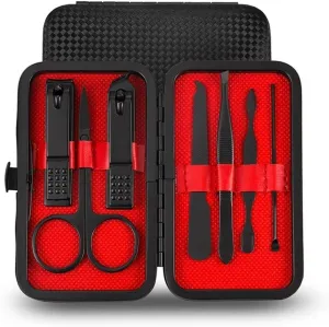 Stainless Steel Nail Clippers, Foot Trimmers, Nail Clippers, Nail Clippers Set of 7 Pieces