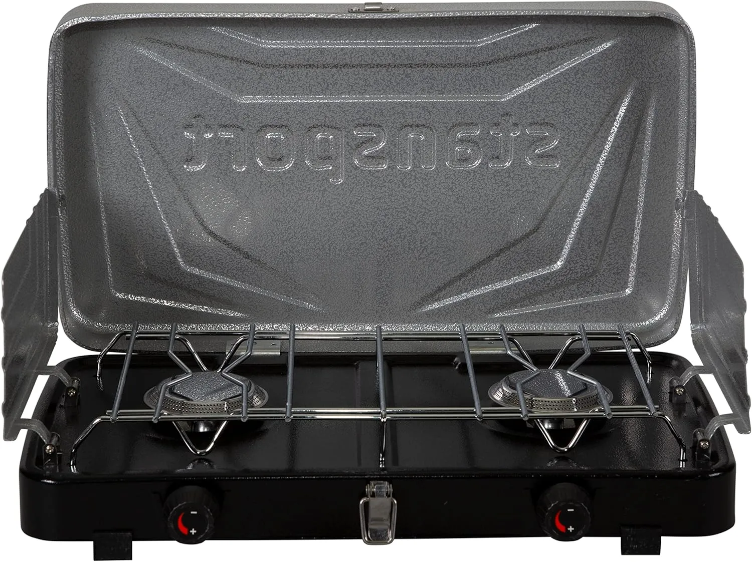 Stansport 2-Burner Propane Stove - Silver (203-05-95)