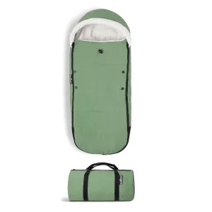 Stokke BABYZEN YOYO Footmuff, Peppermint - Sherpa Lining & Fleece Hood with Drawstring to Keep Baby Warm - Includes Carrying Bag - Machine Washable