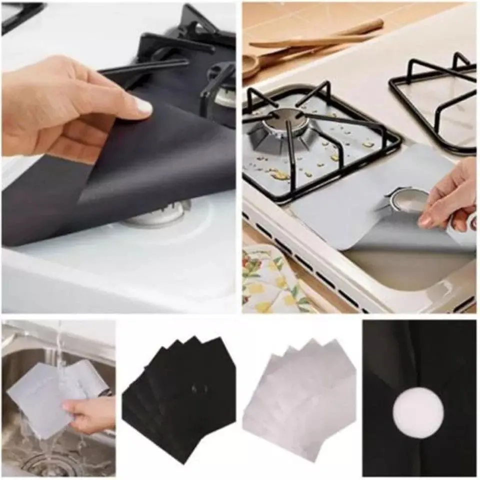 Stove Burner Protector Aluminum Foil