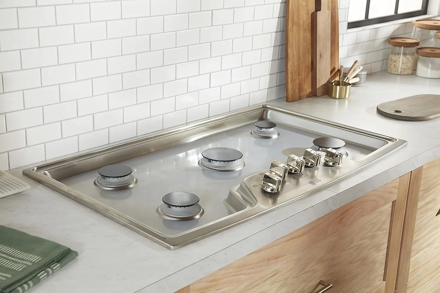 StoveGuard Model# CG365TS, USA-Made, Custom Designed & Precision Cut Stove Cover for Gas Stove Top, Lite Wolf Gas Range Stove Top Protector