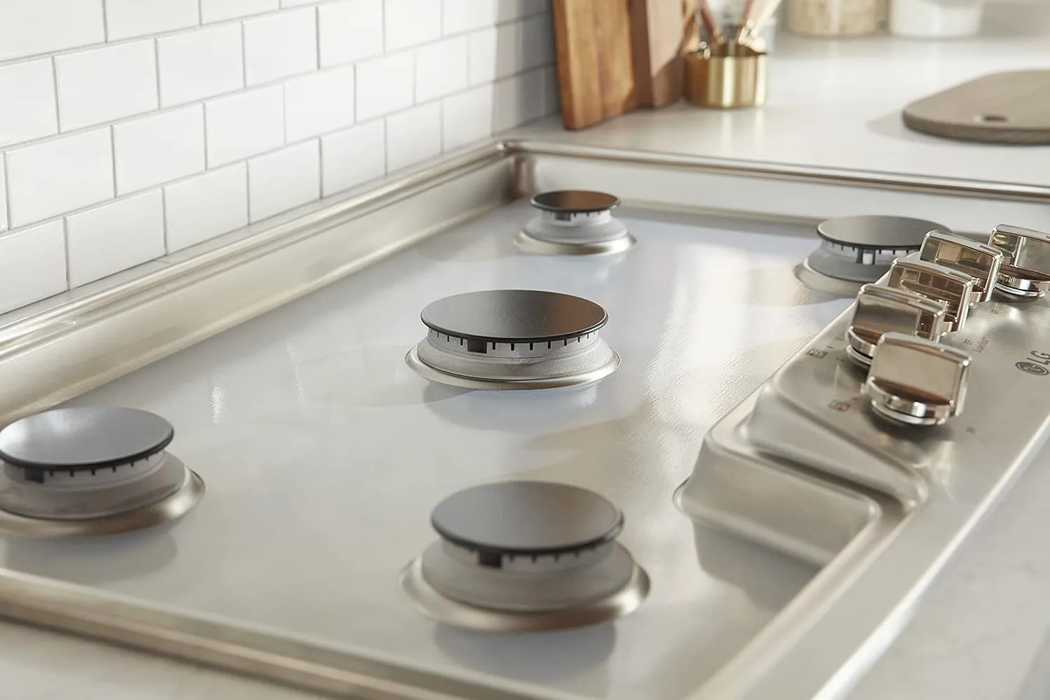StoveGuard Model# CG365TS, USA-Made, Custom Designed & Precision Cut Stove Cover for Gas Stove Top, Lite Wolf Gas Range Stove Top Protector