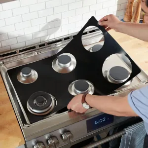 StoveGuard Model# PRG366WH, USA-Made, Custom Designed & Precision Cut Stove Cover for Gas Stove Top, Premium 6x Thicker Heavy-Duty Thermador Gas Range