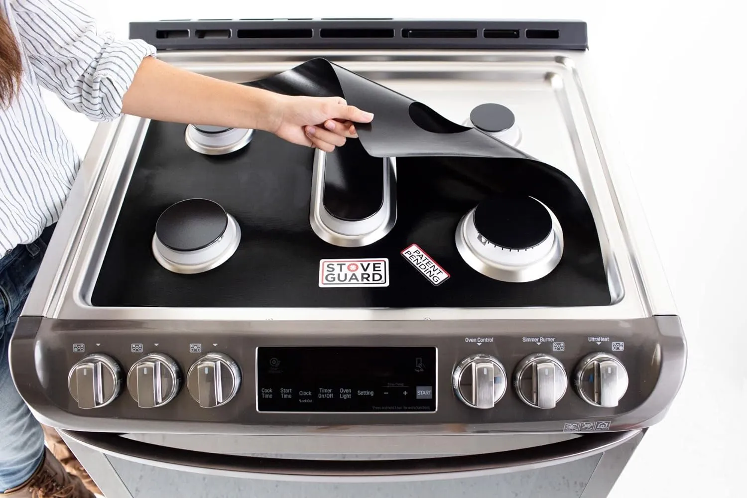 StoveGuard USA-Made, Custom Designed & Precision Cut Stove Cover for Gas Stove Top, Lite Wolf Gas Range Stove Top Cover, Model# GR304LP