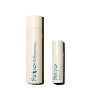 STRIPES Beauty Naomi Watts Mighty And Mini Face Kit Full Size Travel Size Dew As I Do Bundle Hydrating Moisturizer With Ectoine And Squalane