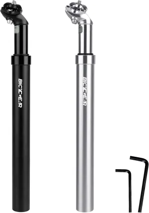 Suspension Seatpost 27.2 30.4 30.9 31.6 Bike Seat Posts with Suspension 40mm Travel Bicycle Seat Shock Absorber Aluminum Tube for E Bike MTB BMX Road City Bike Replacement Component Parts