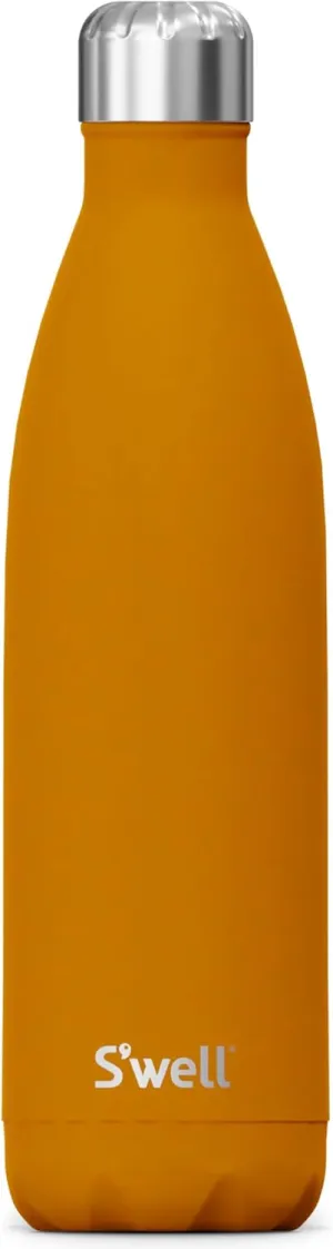 S'well Stainless Steel Water Bottle, 25oz, Golden Hour, Triple Layered Vacuum Insulated Containers Keeps Drinks Cold for 48 Hours and Hot for 24, BPA Free, Perfect for On the Go