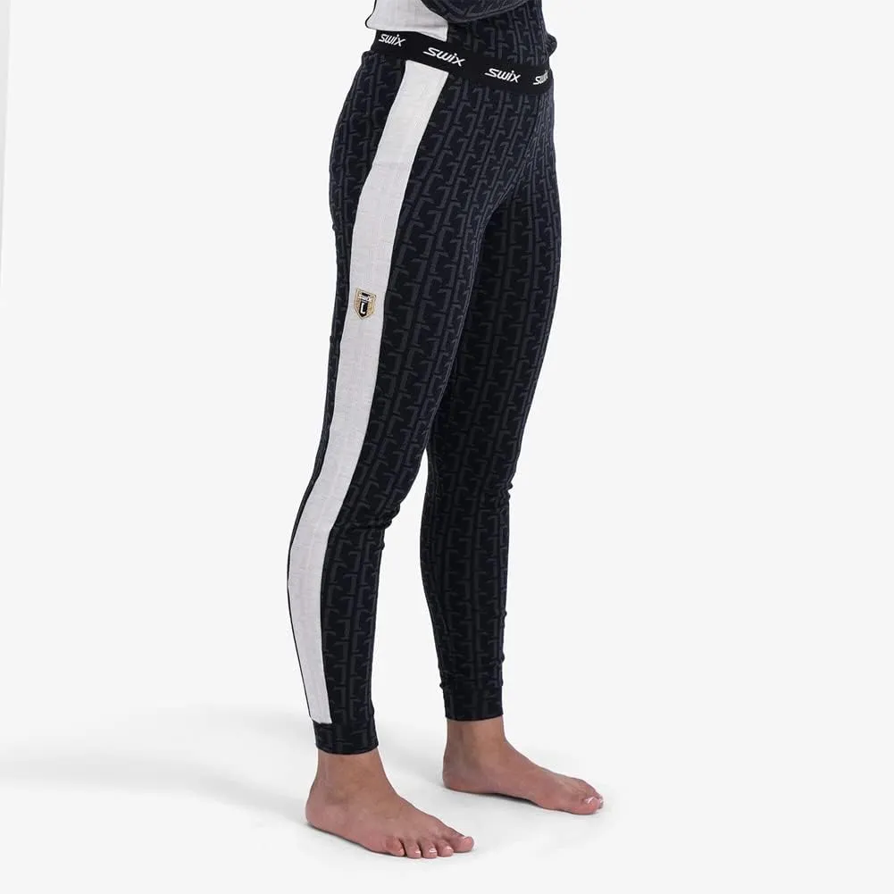 Swix Women's Winter Sports Cross Country Skiing Training Tight Fit Triac Race X Body W Thermal Baselayer Pants