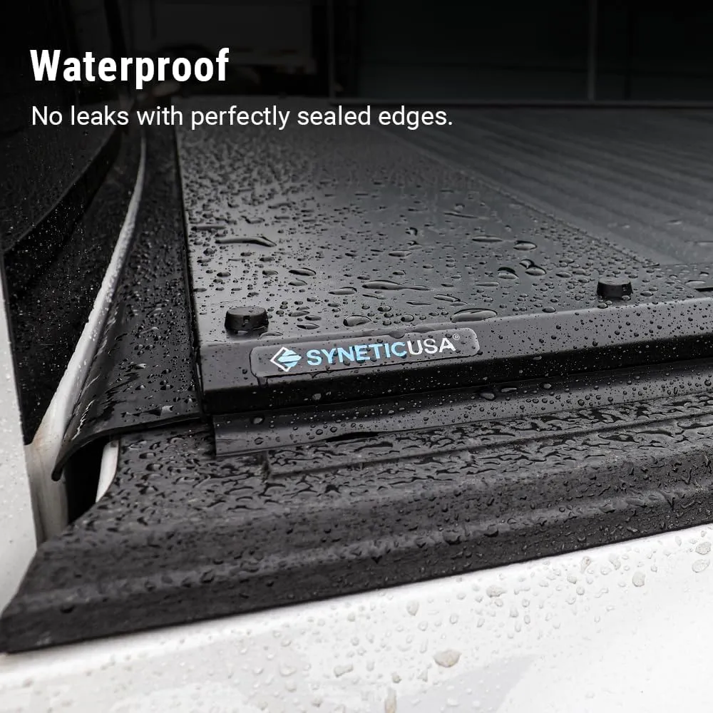 Syneticusa ER Power Retract Hard Tonneau Cover Fits 2022-2025 Tundra 5'6" (66.7”) Truck Bed Retractable Waterproof T-Slot Rails